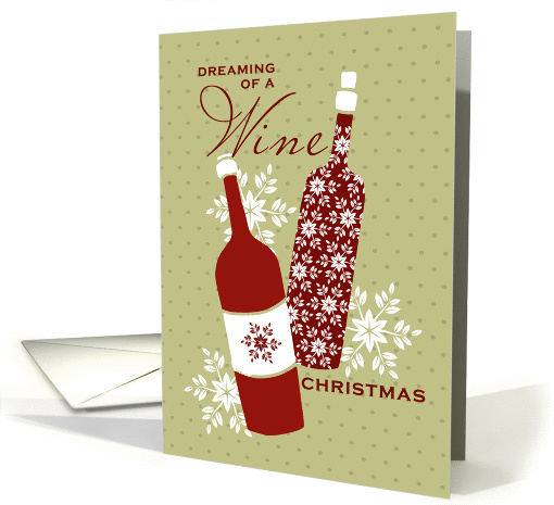 Dreaming of a Wine Christmas - for Business card (1312106)