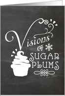 Visions of Sugar Plums - Business Christmas card