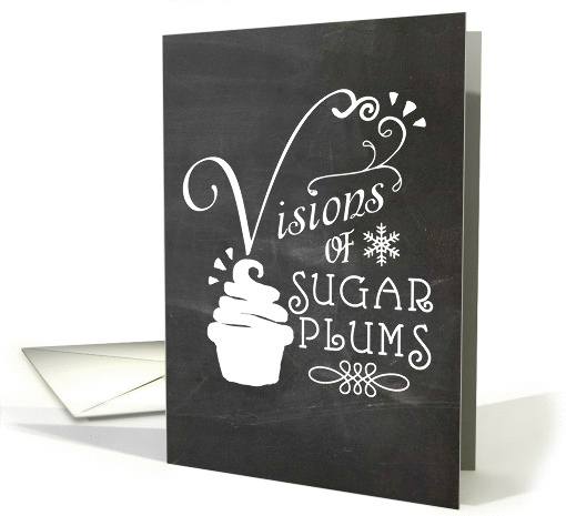 Visions of Sugar Plums - Christmas for Bakers card (1313472)