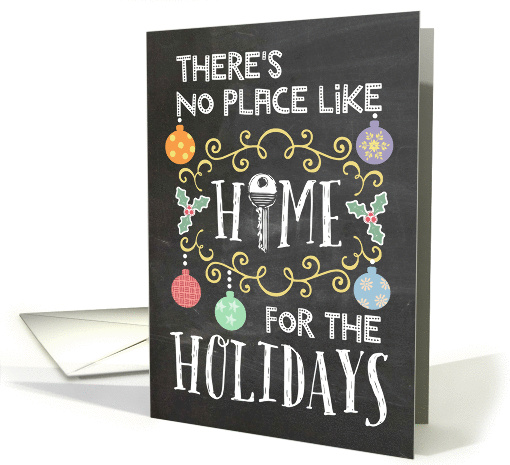 Blackboard There's No Place Like Home for the Holidays card (1326500)