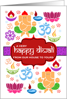 Diwali Icons - from our House to yours card