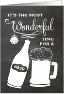 It’s the Most Wonderful Time for a Beer - Beer Lover’s Christmas card