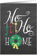 Ho Ho Home - New Address/Moving at Christmas card