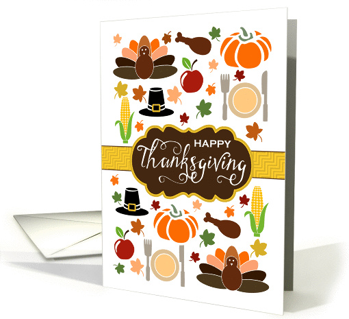 Thanksgiving Icons card (1334952)