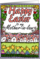 happy easter to my mother-in-law card
