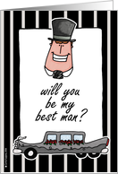 wedding - will you be my best man card
