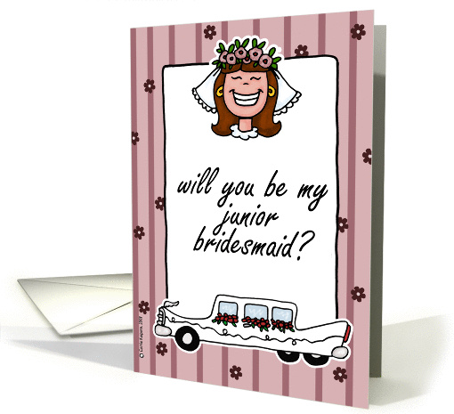 wedding - will you be my junior bridesmaid card (150509)