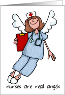 Nurses Day Real Angels card