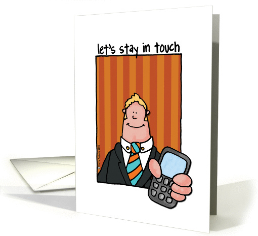 meeting follow-up - let's stay in touch card (181741)