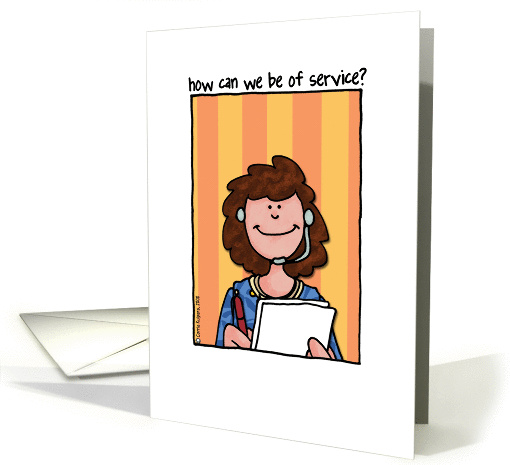 service - customer service card (181799)