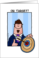 on target card