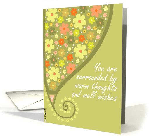 Warm Thoughts and Well Wishes card (186413)