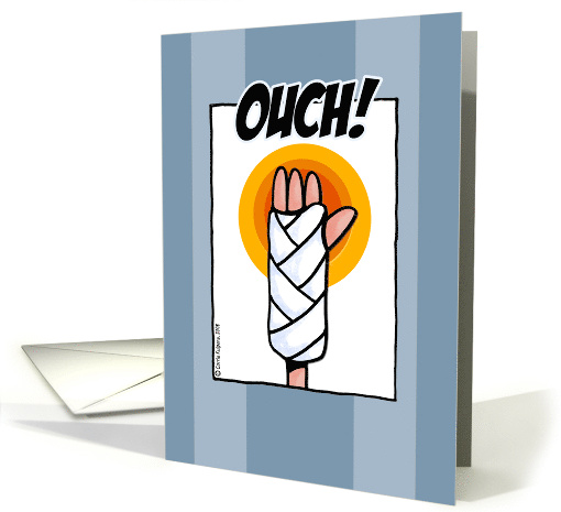 Get Well Arm in Cast card (187142)