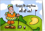 From Group Happy Birthday Golf card