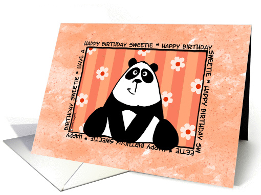 happy birthday sweetie card (201404)
