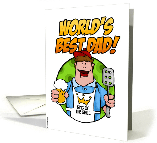 world's best dad! card (202271)