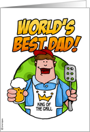 world’s best dad! card