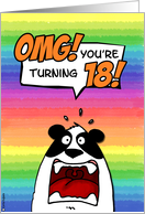 OMG! you’re turning 18! card
