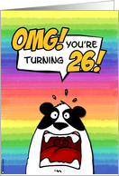 OMG! you’re turning 26! card