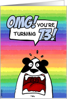 OMG! you’re turning 73! card