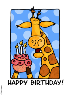 birthday - giraffe