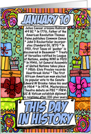 this day in history - january 10 card