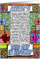 this day in history - january 11 card