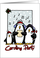 invitation - Caroling Party card