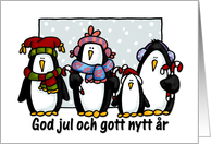 Merry Christmas - Swedish card
