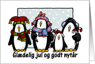 Merry Christmas - Danish card