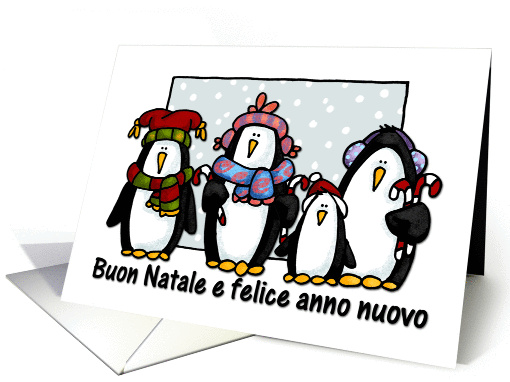 Merry Christmas - Italian card (257929)