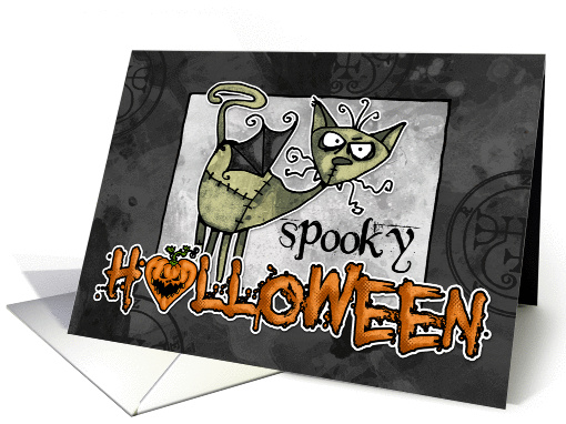 Spooky Halloween card (258015)