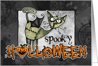 Spooky Halloween card