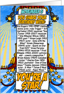 you share your birthday with - november 5 card