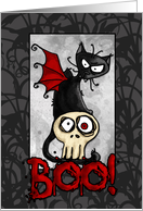 Halloween - Boo Kitty card