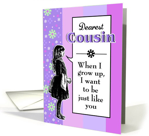 When I Grow Up - Birthday Cousin card (266338)