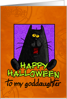 happy halloween - goddaughter card