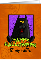 happy halloween - father card