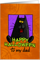 happy halloween - dad card