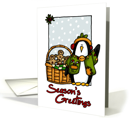 Season's Greetings - Penguin card (267056)