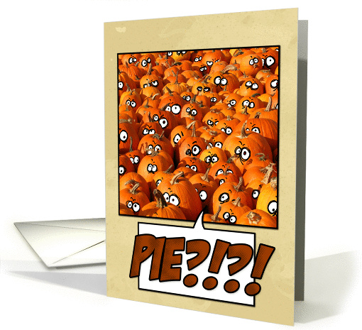 thanksgiving - pumpkin pie card (273263)