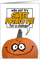 thanksgiving - pumpkin humor card