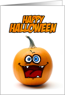 happy halloween pumpkin - happy halloween card