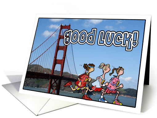 Marathon in San Francisco - good luck card (276866)