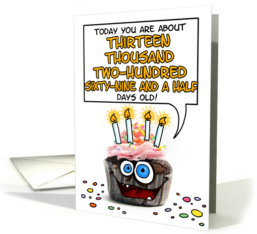 Happy birthday - 36 years old card (277536)
