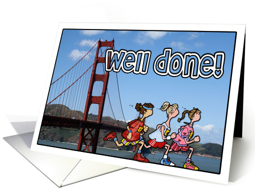 San Francisco Marathon - well done! card (278947)