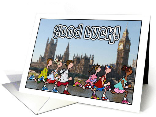Marathon in London - Good Luck! card (287877)