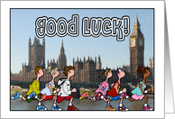 Marathon in London - Good Luck! card