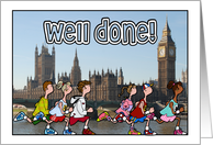 London Marathon - Well Done! card