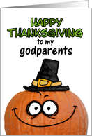 happy thanksgiving to my godparents card